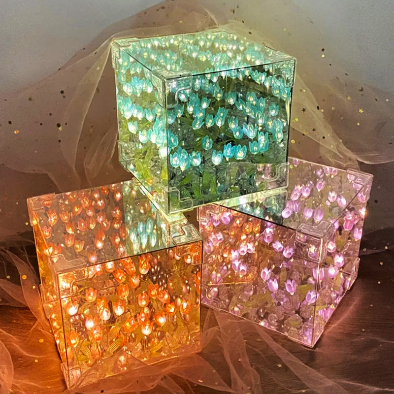 Tulip Lights Infinite Cube