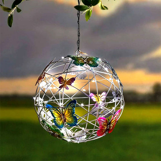 Butterfly Orb Solar Light