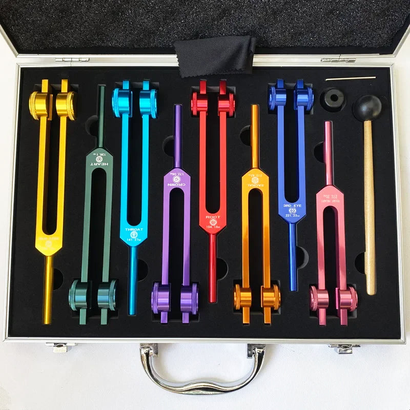 Chakras Healing Tuning Forks Set