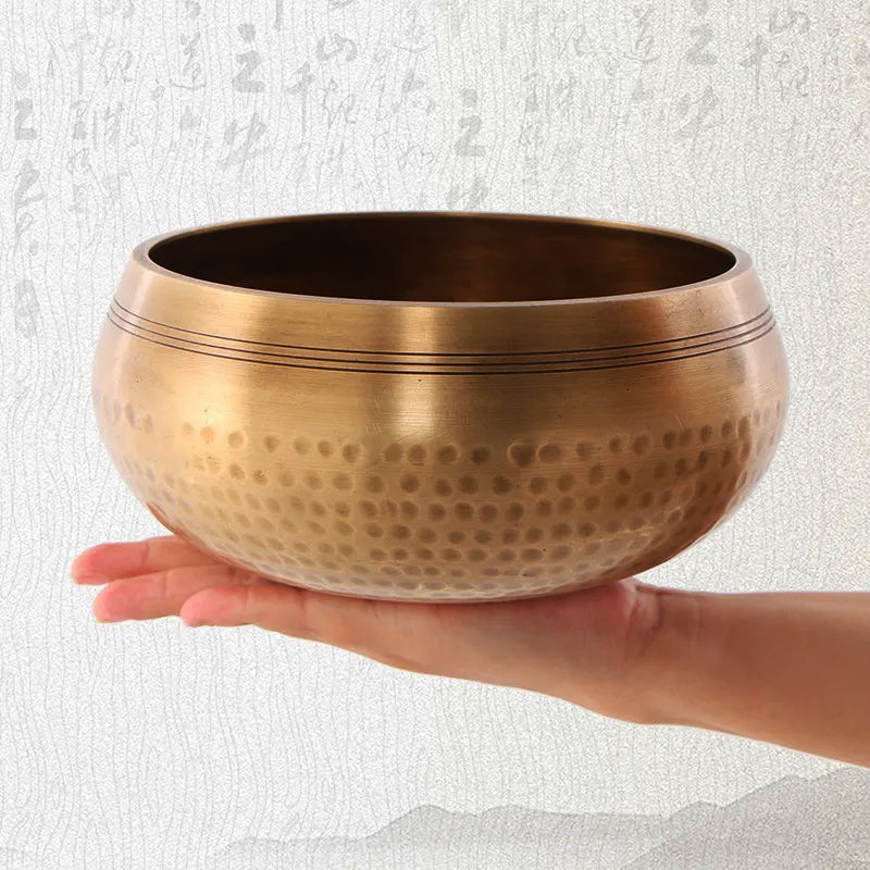 Hammered Copper Tibetan Bowl