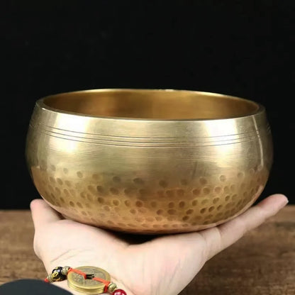 Hammered Copper Tibetan Bowl