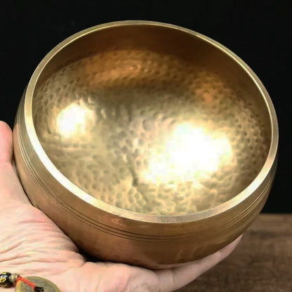 Hammered Copper Tibetan Bowl