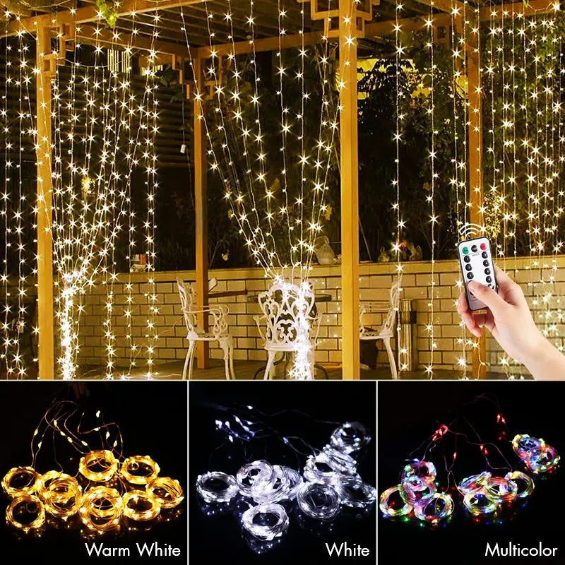 LED Lights Magic Curtain