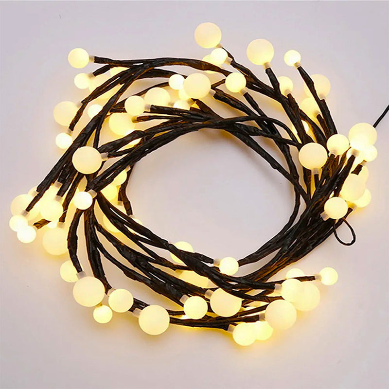 Luminous Rattan Branch Decor