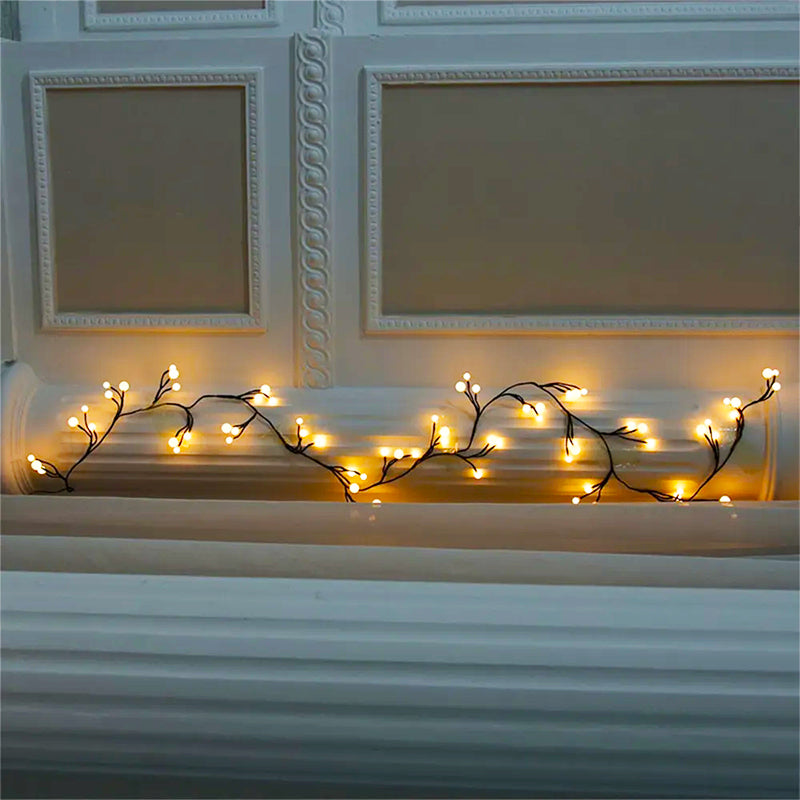 Luminous Rattan Branch Decor