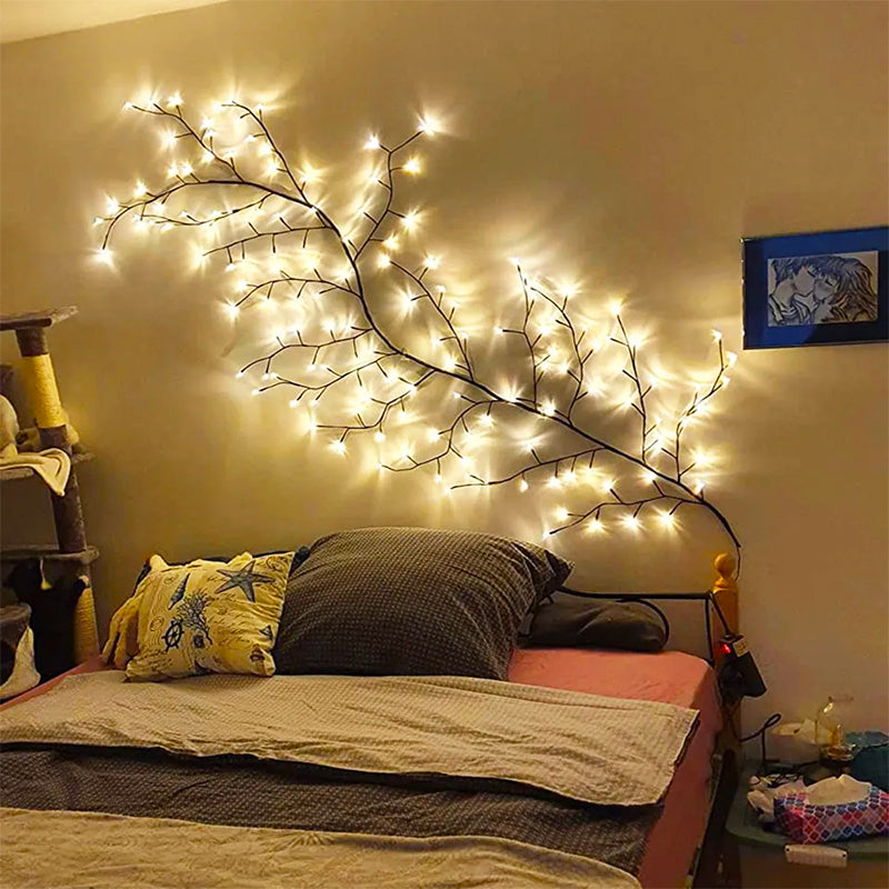 Luminous Rattan Branch Decor