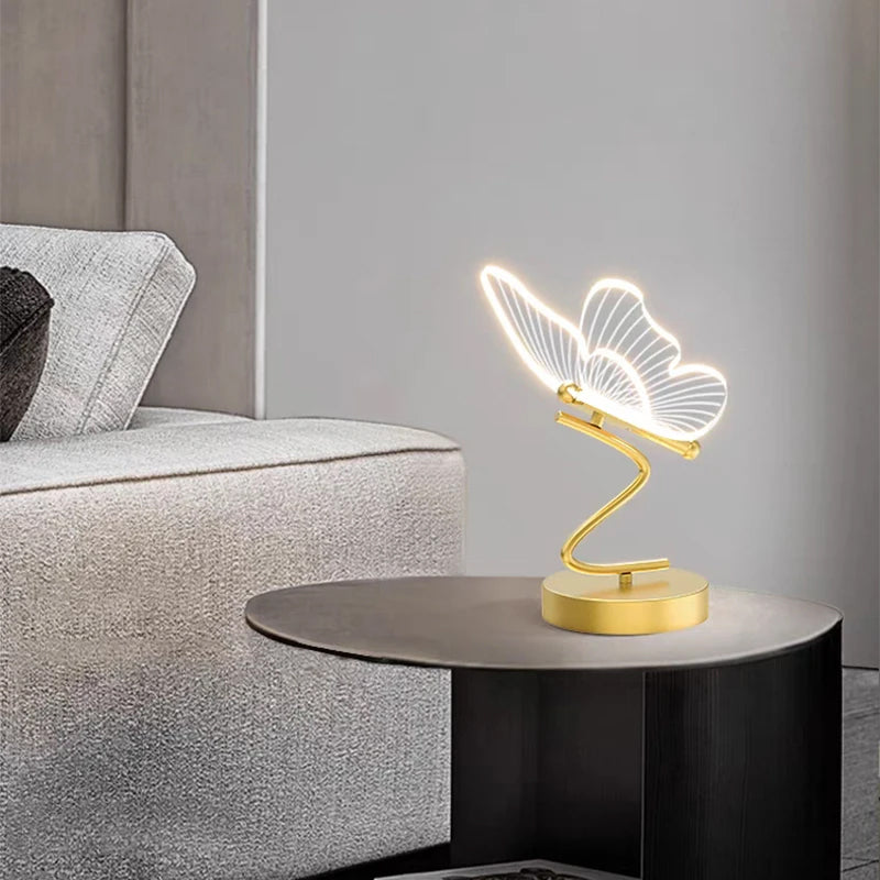 Nordic LED Butterfly Table Lamp