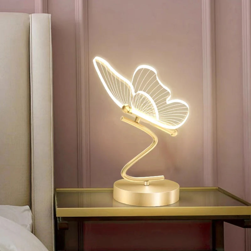 Nordic LED Butterfly Table Lamp