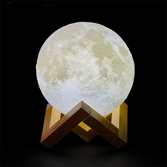 Rechargeable Moon Desk Lamp