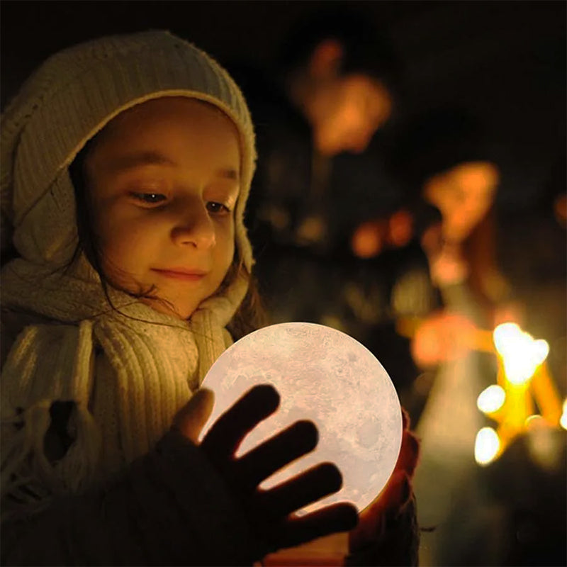 Rechargeable Moon Desk Lamp