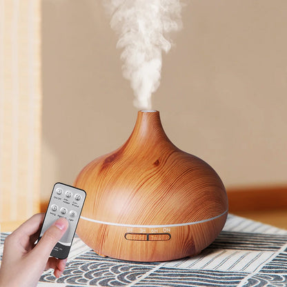 Serenity Wood Grain Essential Oil Diffuser