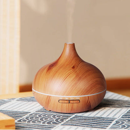 Serenity Wood Grain Essential Oil Diffuser