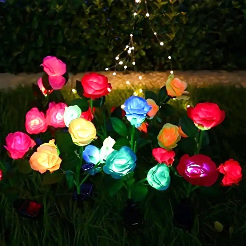 Solar Rose Garden Lights