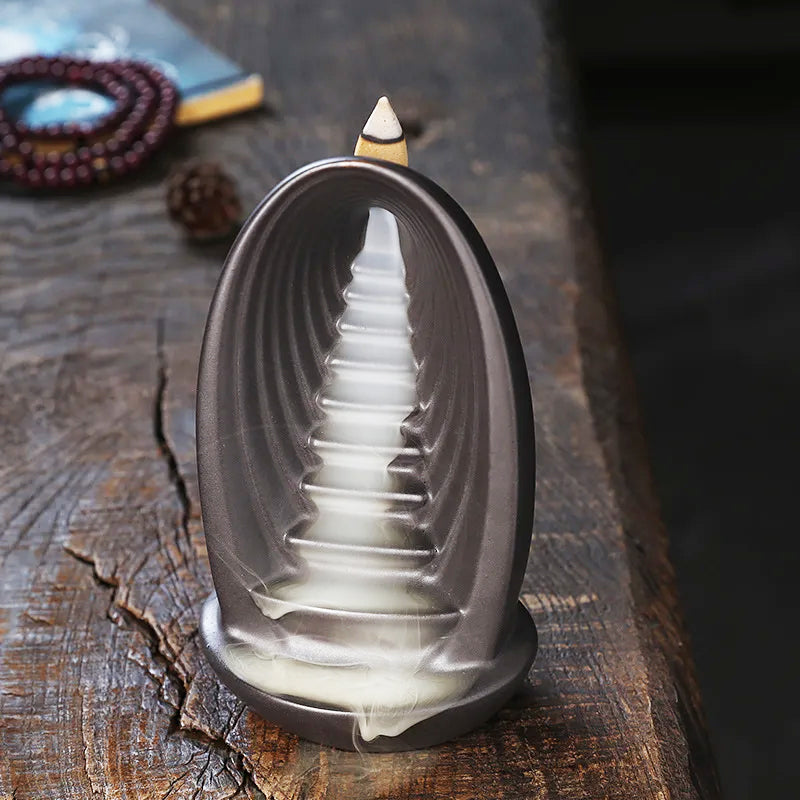 Stairway Waterfall Incense Burner