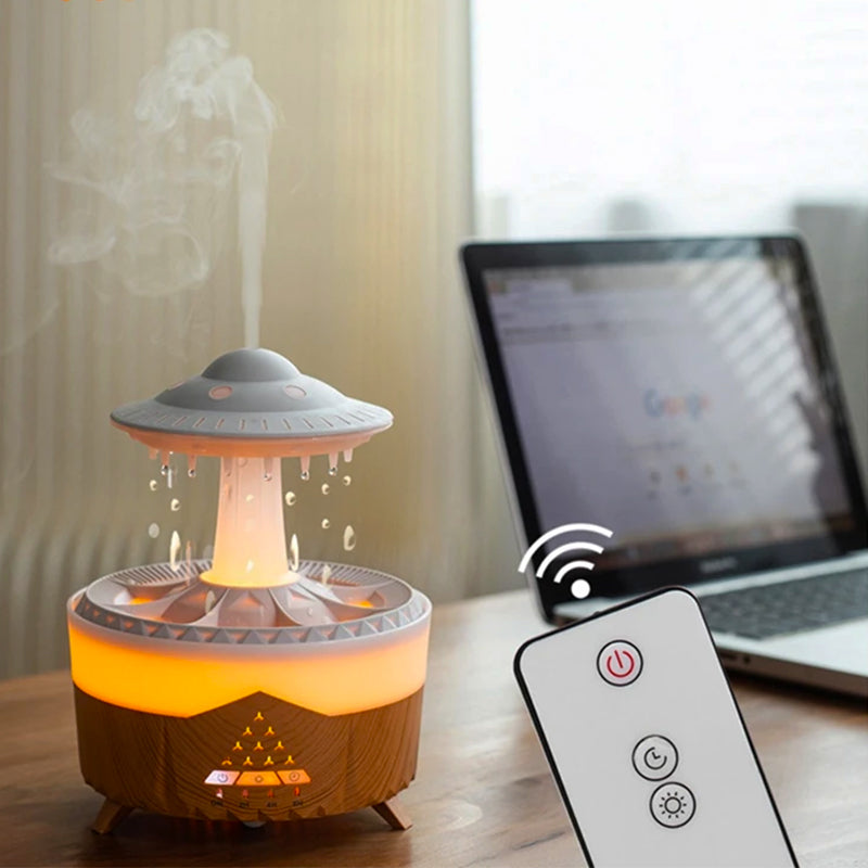 UFO Raindrop Aroma Difuser and Air Humidifier