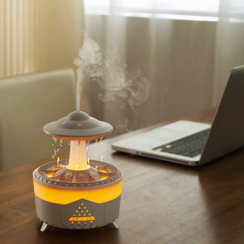 UFO Raindrop Aroma Difuser and Air Humidifier